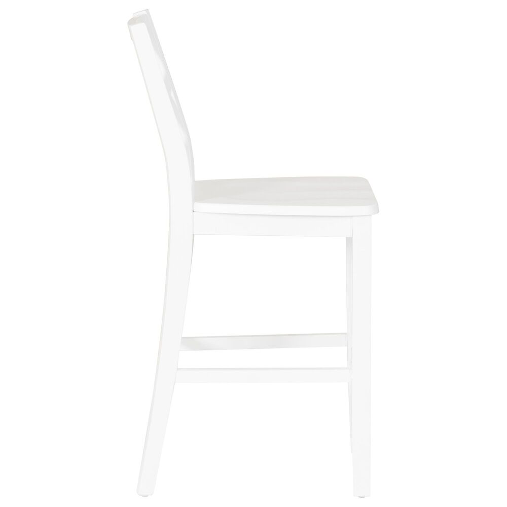 Linon Home Decor Mayfair Counter Stool in White, , large