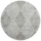 Dalyn Rug Company Trevi TV4 8" Round Gray Area Rug, , large