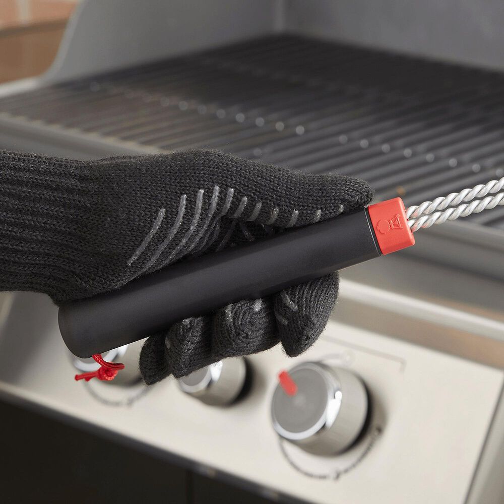 Weber 18&quot; Three-Sided Grill Brush, , large
