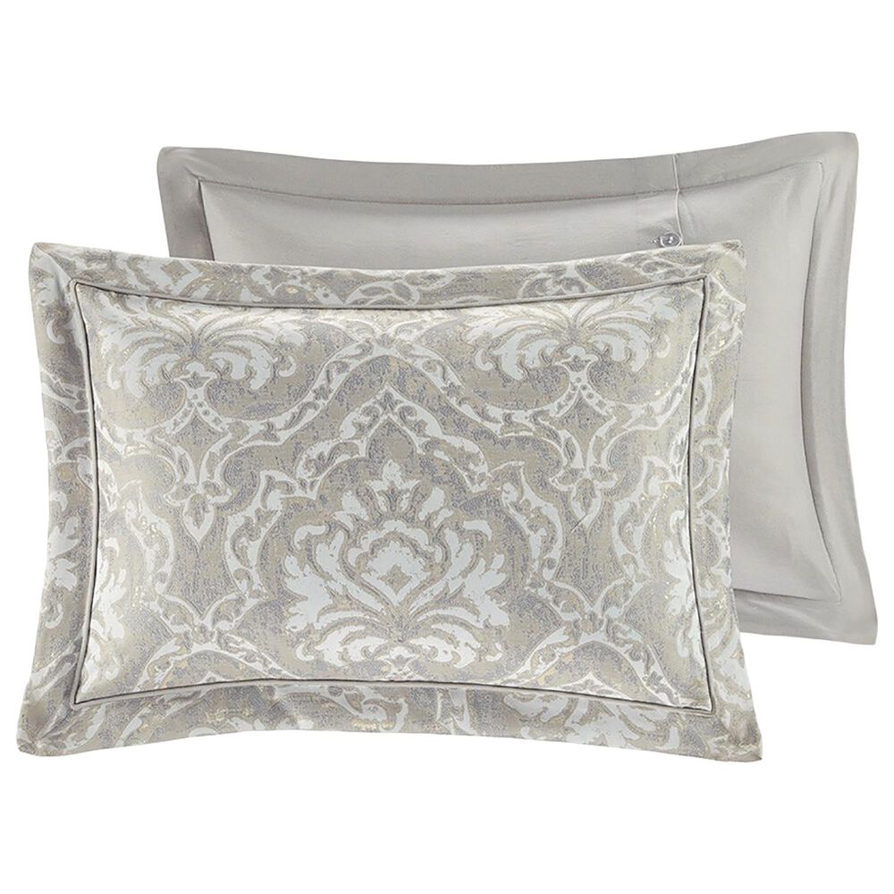 Hampton Park Manor 8-Piece Queen Comforter Set in Grey, , large