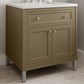 James Martin Vanities Chicago 30" Single Bathroom Vanity Cabinet in Walnut Whisper, , large