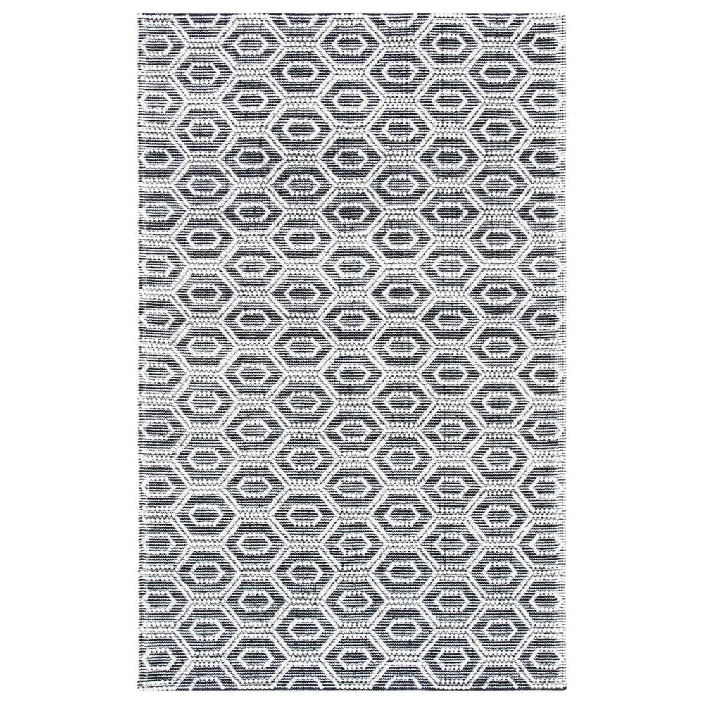 Safavieh Natura NAT476A 6" Square Ivory and Black Area Rug, , large