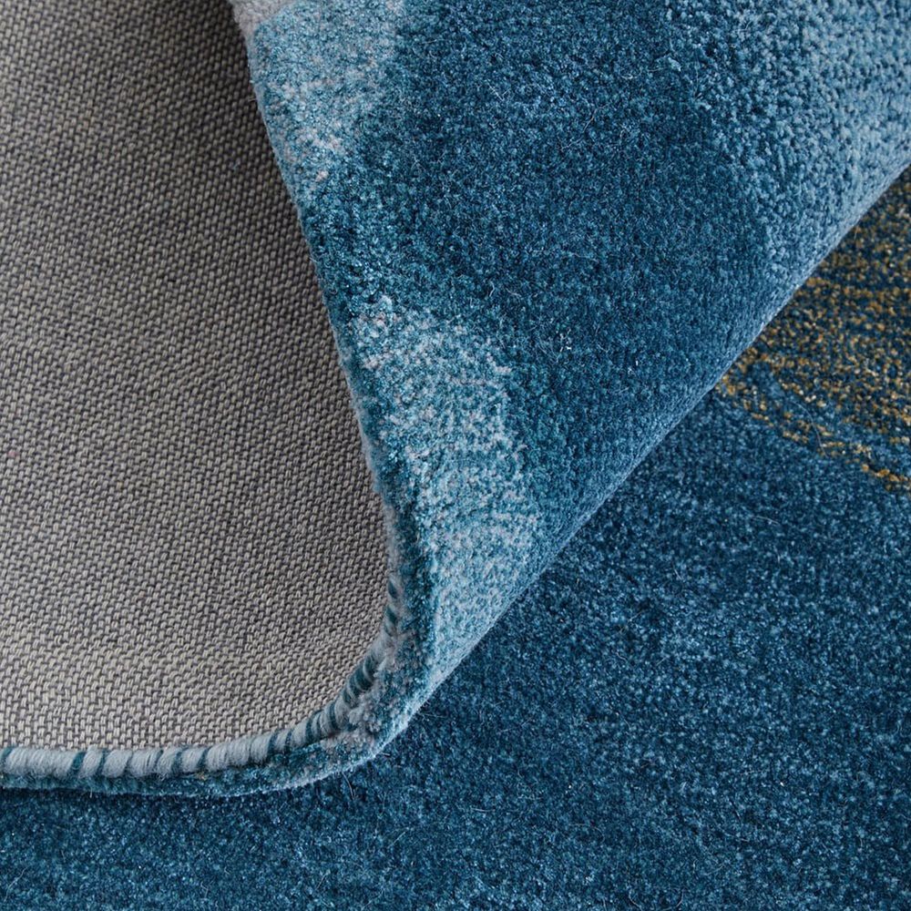 Feizy Rugs Kawai 10&#39; x 14&#39; Teal Area Rug, , large