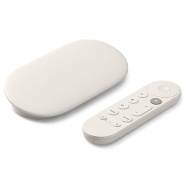 Google TV Streamer (4K) with Voice Remote in Porcelain, , large