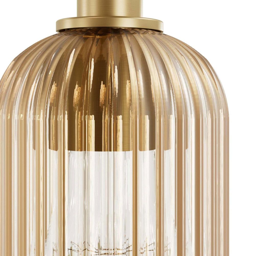 Hunter Beverly Glen Jasmine Roth 1-Light Mini Pendant in Luxe Gold, , large