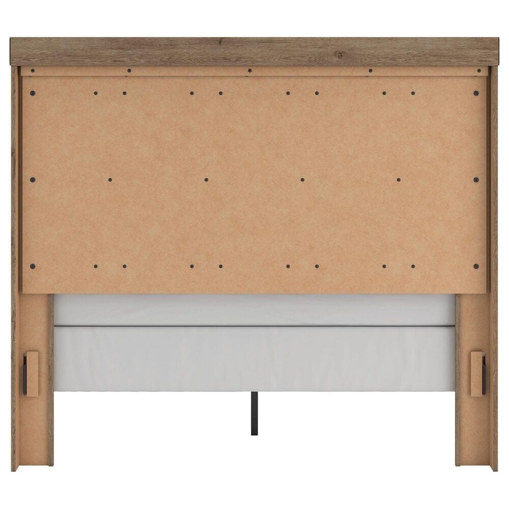 Ashley QUEEN PANEL BED WITH TWO NIGHTSTANDS, , large