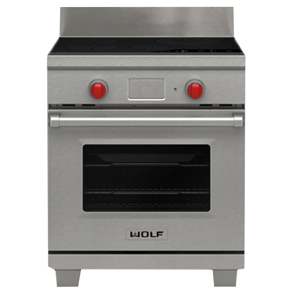 Wolf 36&quot; x 5&quot; Induction Range Riser in Stainless Steel, , large