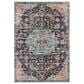 Safavieh Madison MAD447Z 2"2" x 4" Black and Teal Scatter Rug, , large