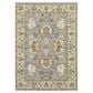 Oriental Weavers Lucca Oriental Border 7"10" x 10"10" Blue Area Rug, , large