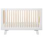 Babyletto Hudson Crib and 3 Drawer Dresser Set in Washed Natural and White, , large
