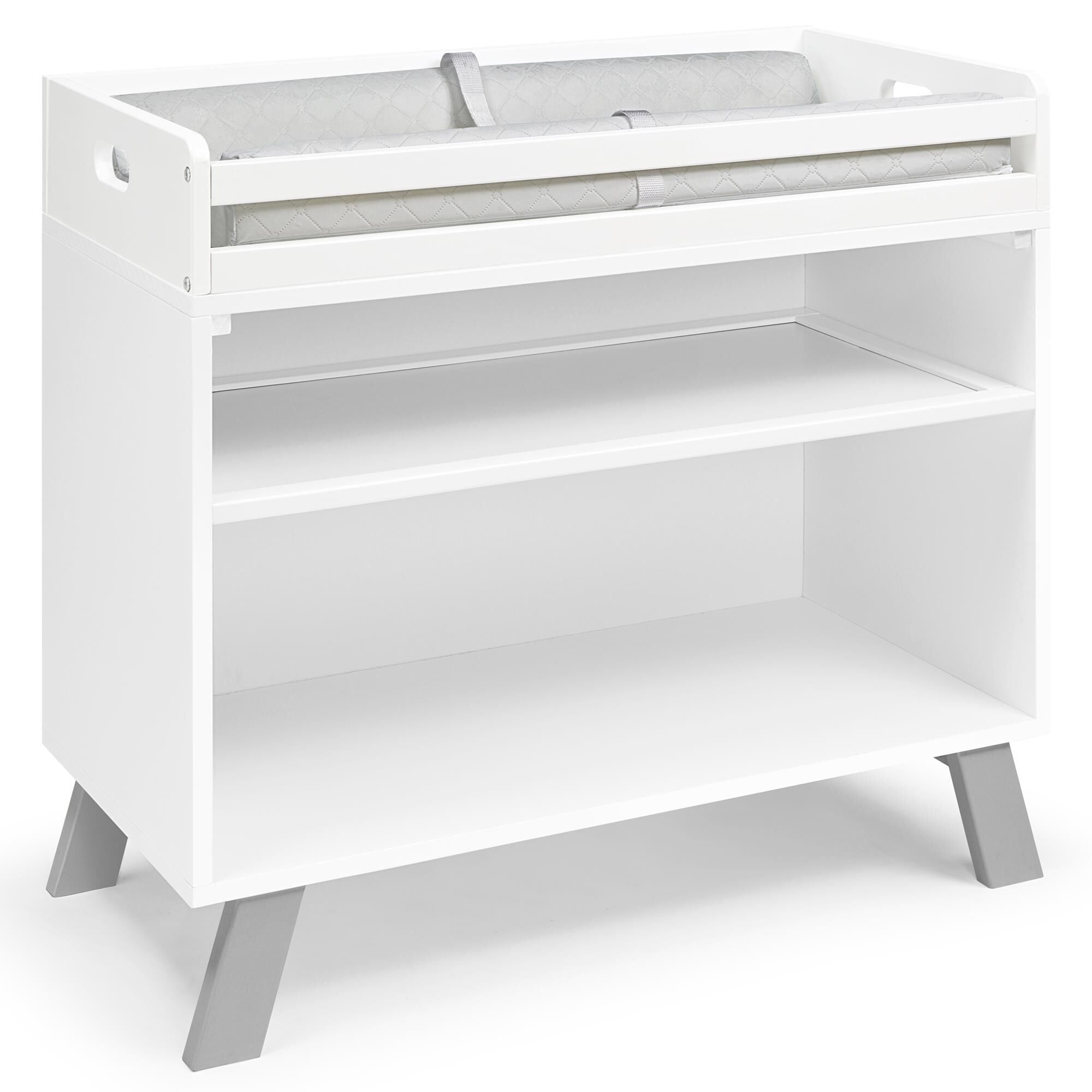 Suite Bebe Livia Multi Purpose Changing Table in White and Gray