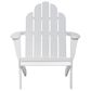 Linon Home Decor Adirondack Patio Chair in White, , large