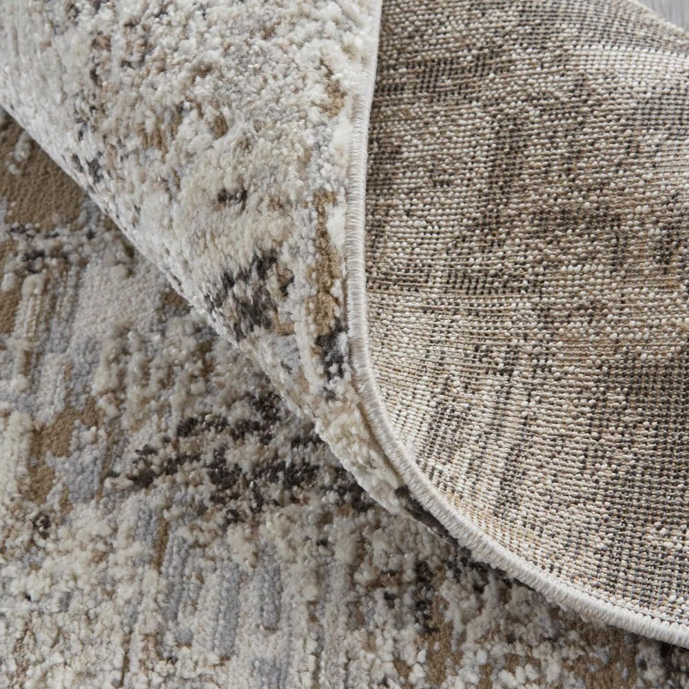 Feizy Vancouver 4&#39; x 6&#39; Ivory and Charcoal Area Rug, , large
