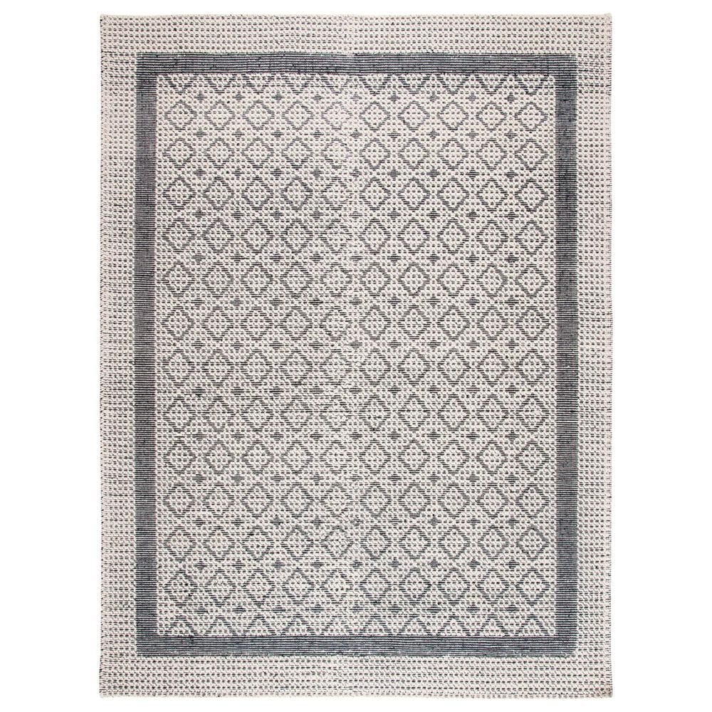 Safavieh Natura 9" x 12" Creme and Black Area Rug, , large