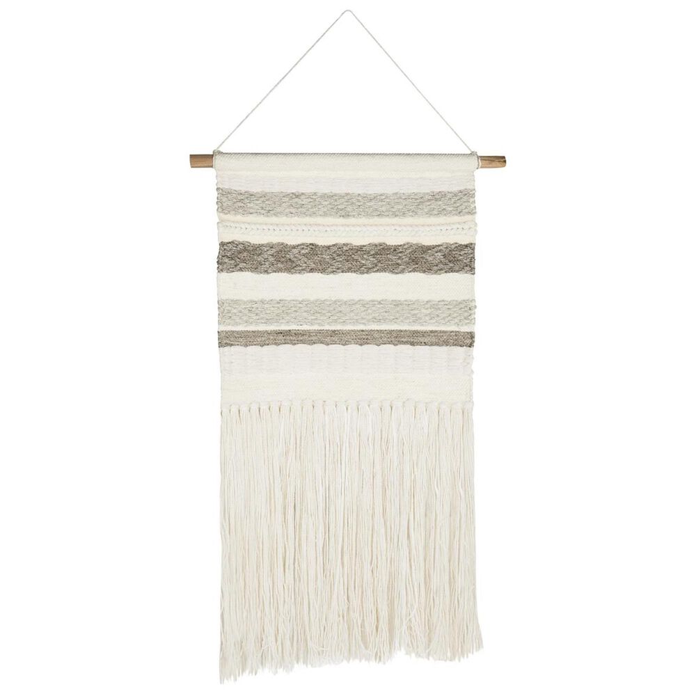 37B Sedona Woven Wall Art 121 in Ivory/Grey, , large