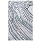 Safavieh Craft CFT843M 5"3" x 7"6" Blue and Grey Area Rug, , large