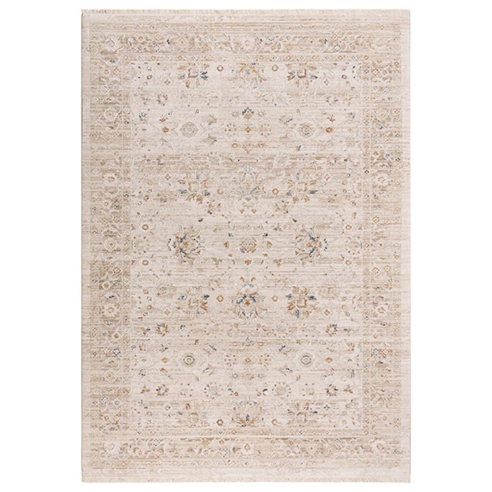 RIZZY Iconic 7"10" x 9"10" Pink and Neutral Area Rug, , large