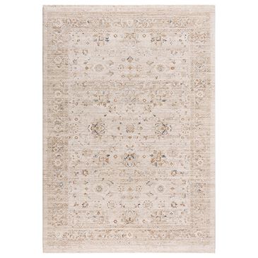 RIZZY Iconic 7"10" x 9"10" Pink and Neutral Area Rug, , large