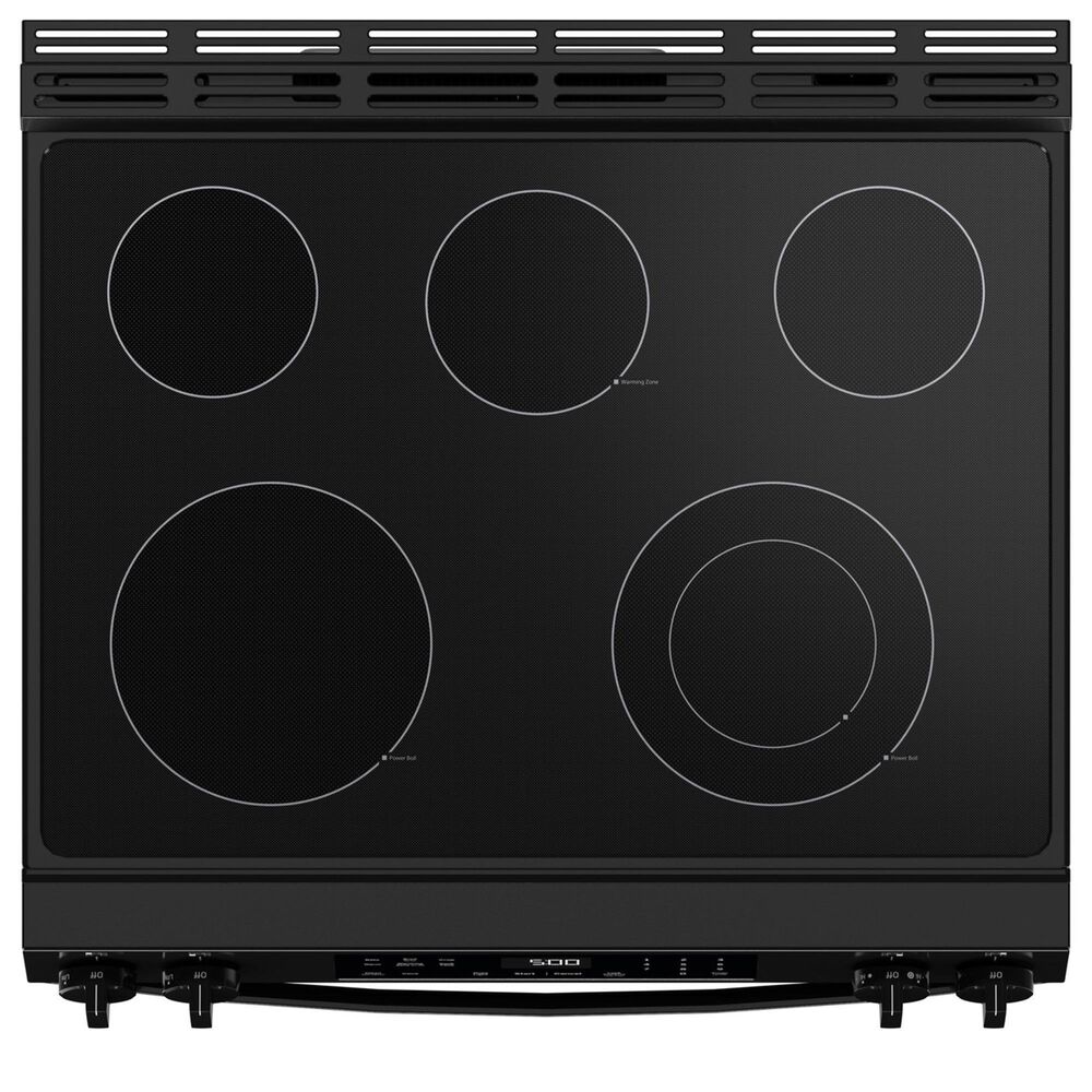GE Appliances 30" Slide-In Electric Range with Crisp Mode in Black, , large