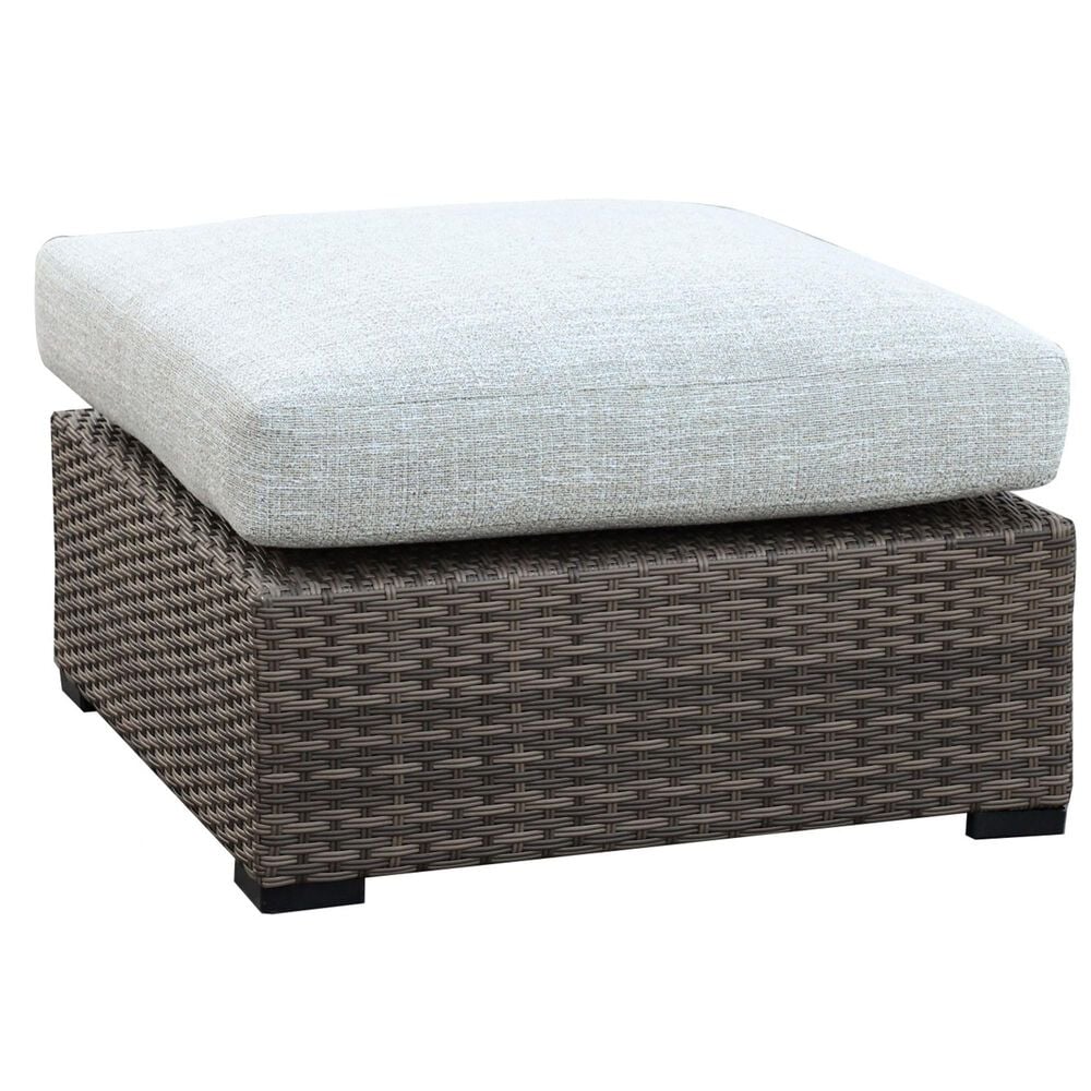 Amber Shores Mendocino Patio Ottoman, , large