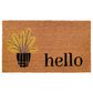 Callaway Yellow Bouquet 1"5" x 2"5" Natural, Black and Yellow Door Mat, , large