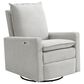 Oxford Baby Uptown Power Swivel Glider Recliner in Sand, , large