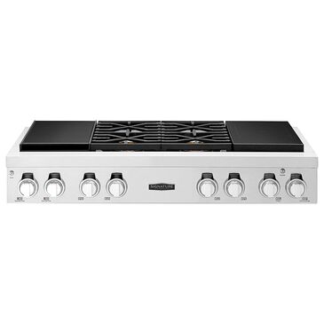 Signature Kitchen Suite 48" Dual-Fuel Professional Rangetop in Stainless Steel, , large