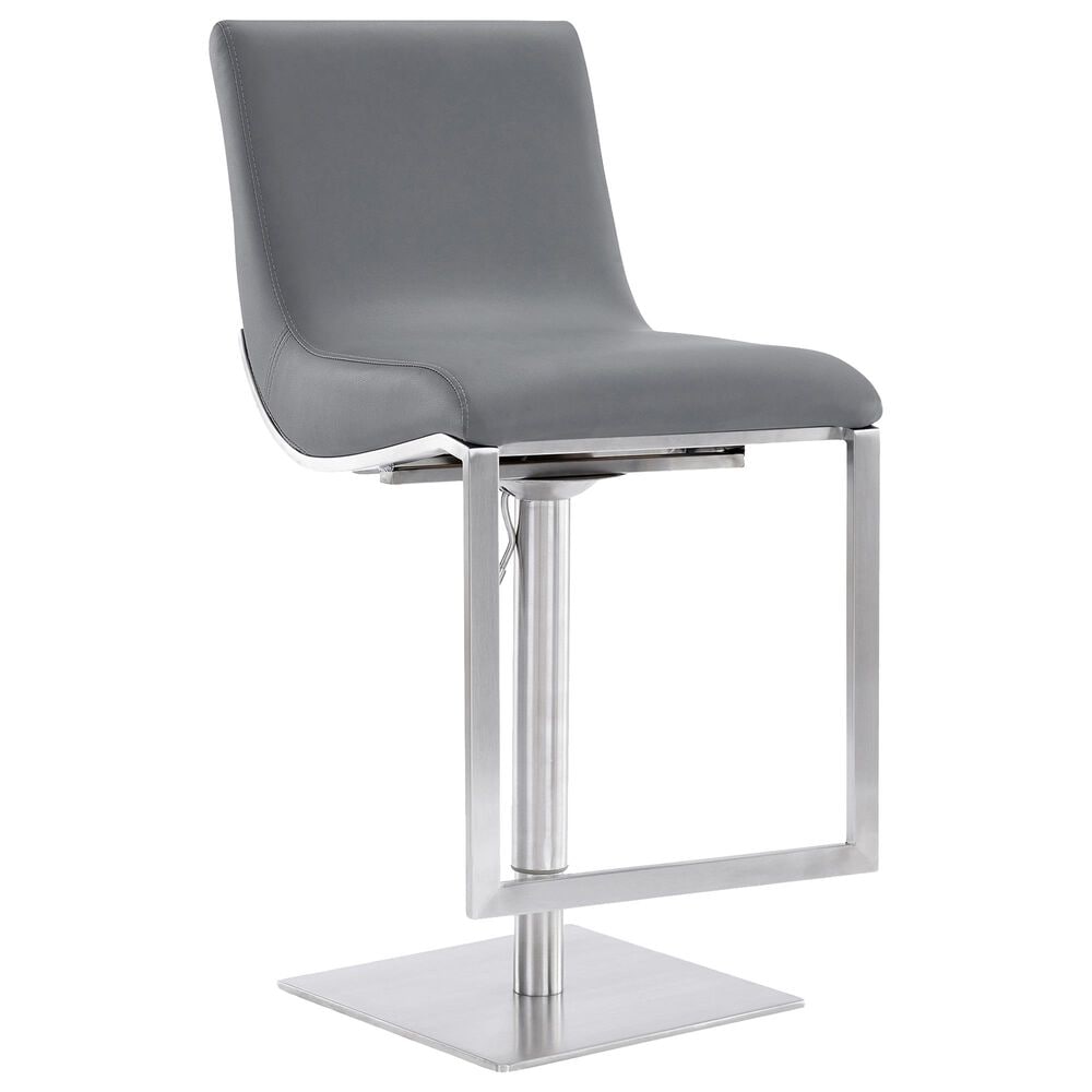 Blue River Victory Swivel Barstool in Grey, , large