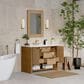 James Martin Vanities Solene 48" Single Bathroom Vanity in Seaside Oak with 3 cm Arctic Fall Solid Surface Top and Rectangular Sink, , large