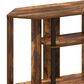 HOMLUX 39" TV Stand in Amber Pine and Black, , large