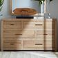 Riva Ridge Modern Loft 6-Drawer Dresser in Khaki, , large
