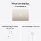Apple 15" MacBook Air | Apple M5 chip - 10-Core CPU and 10-Core GPU - 16GB RAM - 1TB SSD in Starlight with 3-Year AppleCare+, , large