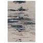 Surya Kavita 10" x 14" Medium Gray, Ink Blue, Deep Teal, Dark Brown, Dusty Pink, Beige and Brick Red Area Rug, , large