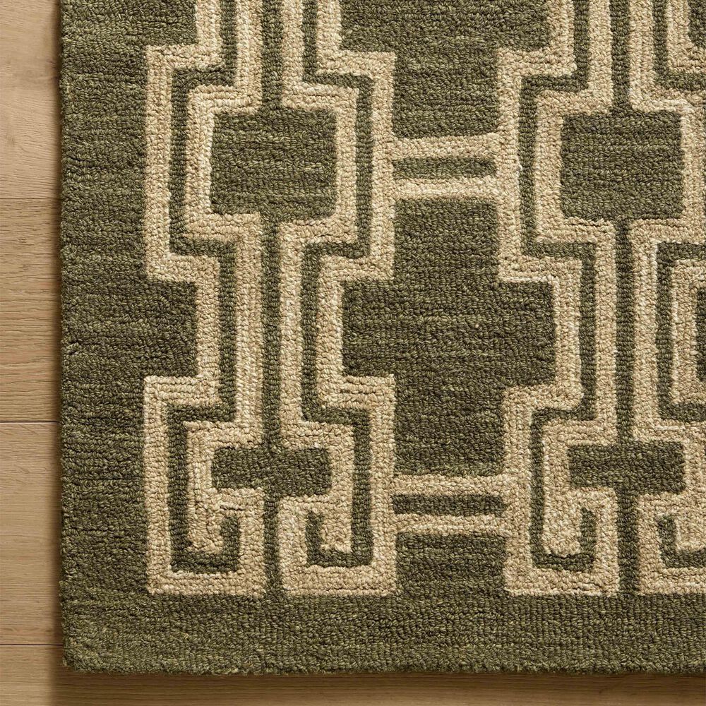 Loloi Barrow Moss and Beige 5&#39; x 7&#39;6&quot; Area Rug, , large