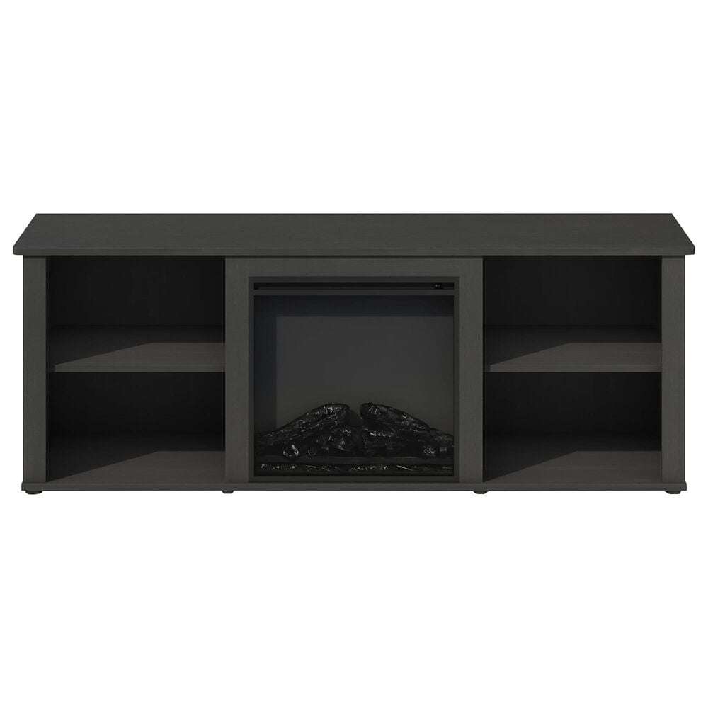 HOMLUX 59" TV Stand with No Heat Electric Fireplace in Americano, , large