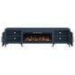 Legends Home Malibu 95" Fireplace Console in Denim Blue, , large