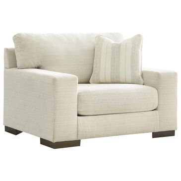 Signature Design by Ashley Maggie Oversized Chair and a Half in Birch, , large