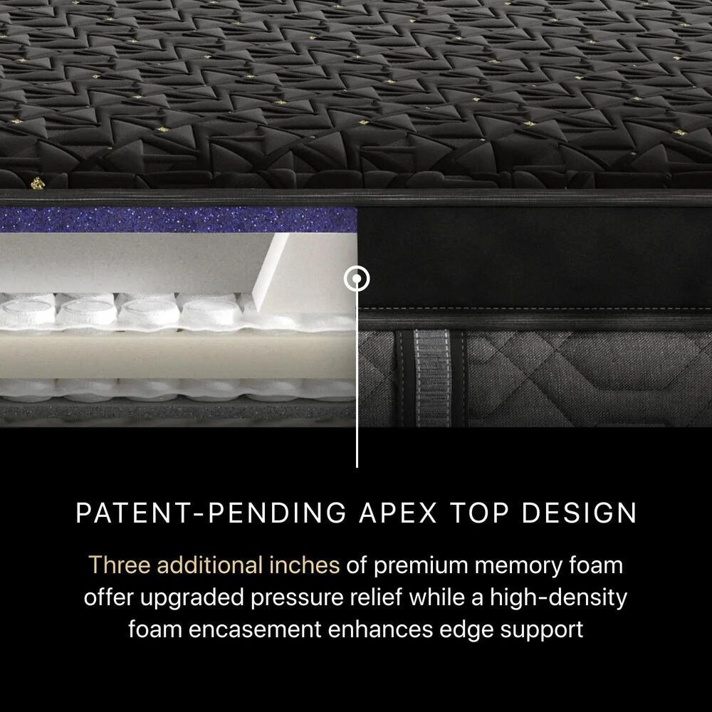 Beautyrest Black Hybrid Series 4 Firm Apex Top Full Mattress, , large