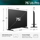 Hisense 75" Class U6 Pro Series Mini-LED ULED 4K in Black - Smart Vidaa TV, , large