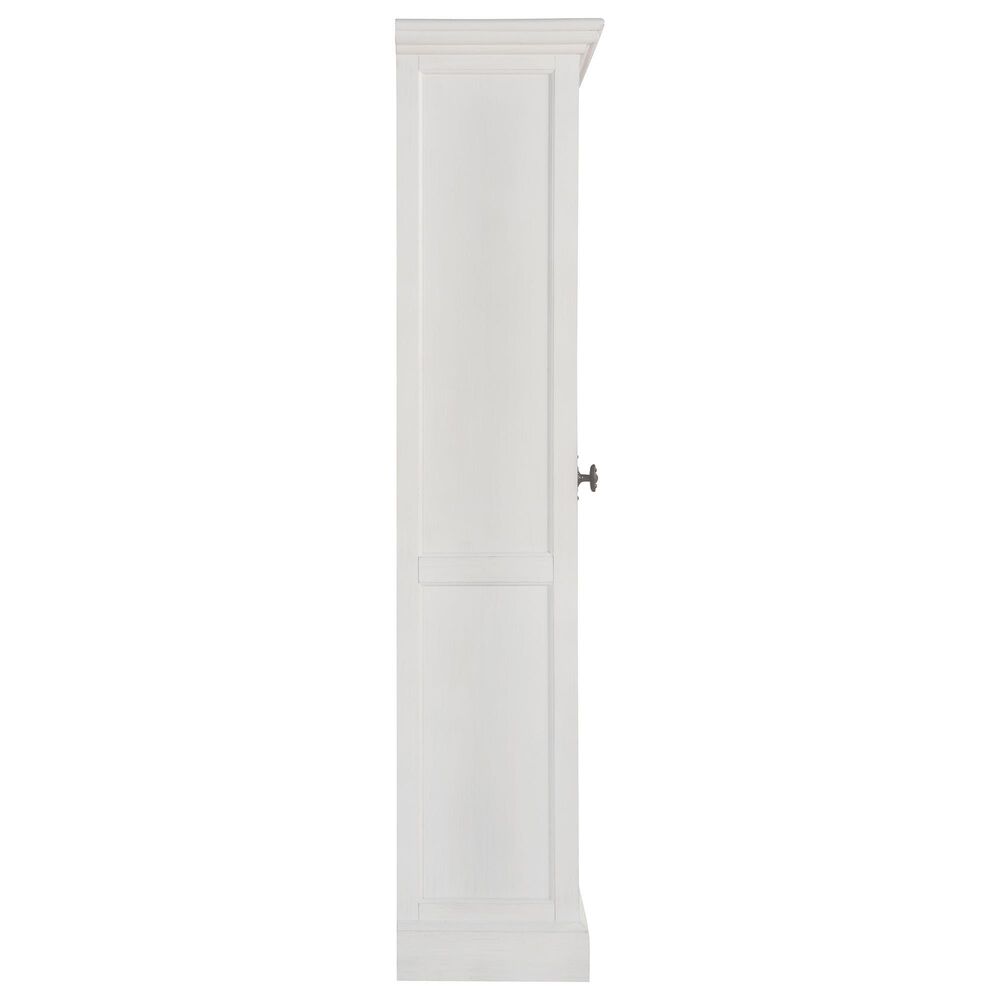 Pacific Landing Tammi 2-Door Tall Cabinet in Antique White and Brown, , large
