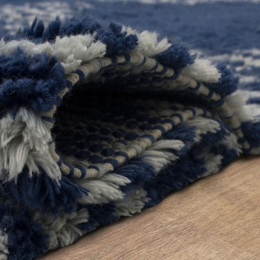 Drew and Jonathan Home Kasbah Dervish 9&#39; x 12&#39; Blue Area Rug, , large