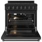 Thor Kitchen Gordon Ramsay Series 36" Professional Gas Range in Black, , large