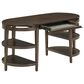 Riva Ridge Sutton 60" Writing Desk in French Roast, , large