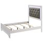 Crown Mark Lyssa Full Upholstered Panel Bed with LED Lights in Frost, , large