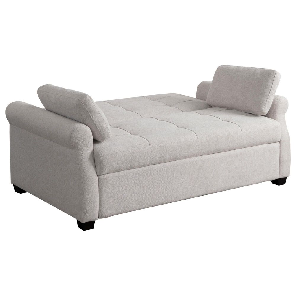 Lifestyle Solutions Hampton Queen Convertible Sofa in Oatmeal, , large
