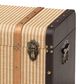 Baxton Studio Manton Storage Trunk with Hinged Top in Light, Dark Brown and Bronze, , large
