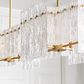 Cyan Othello Chandelier in Aged Brass, , large