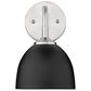 Golden Lighting Zoey 1-Light Wall Sconce in Pewter, , large