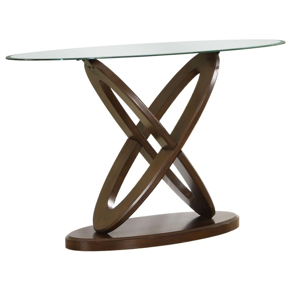 Furniture of America Escobar Console Table in Dark Walnut, , large