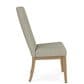 Shannon Hills Davie Dining Table with Leaf and 6 Upholstered Dining Side Chairs in Pale Oak, , large